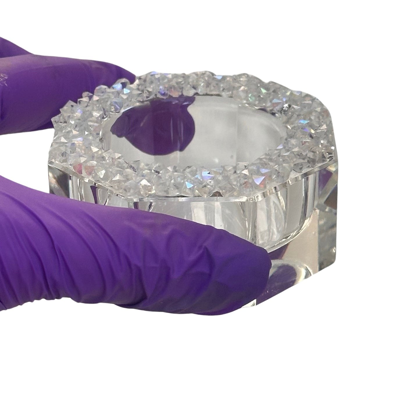 Crystal Candle Holder Silicone Mold for Epoxy Resin and Craft Projects