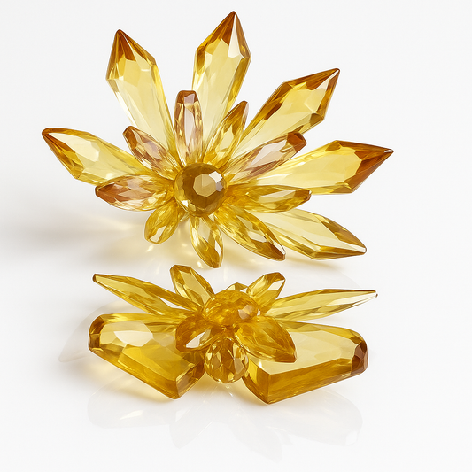 Create 2 Sparkling Crystals, Amazing Results - Resin Craft Silicone Mold