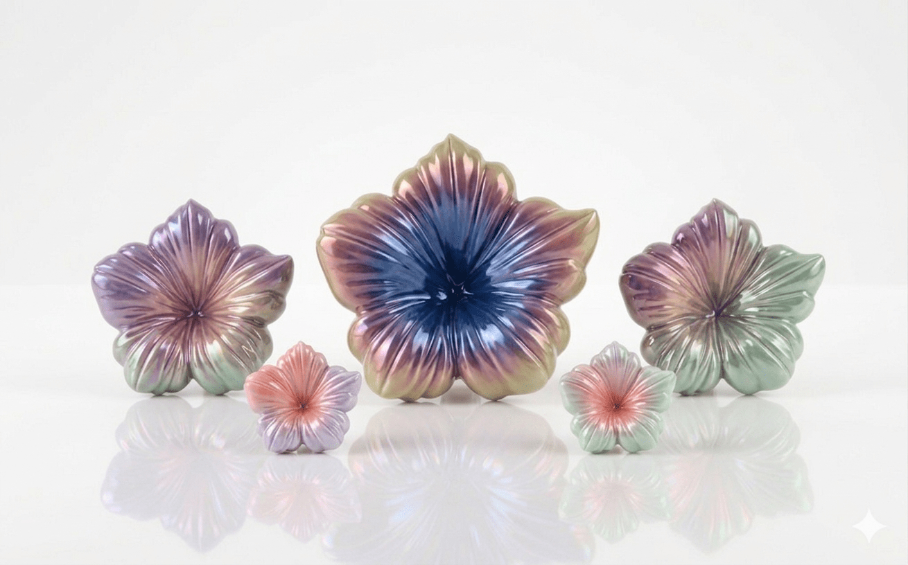 Glossy Flower Resin Mold Set - Ideas Decor Shop
