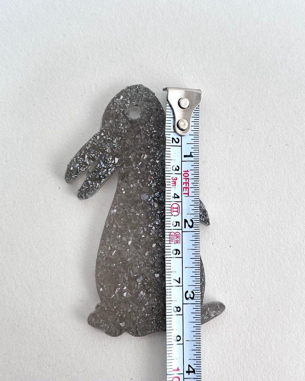 Crystal Bunny Mold – Druzy Resin Figurine Silicone Resin Molds Ideas Decor Shop
