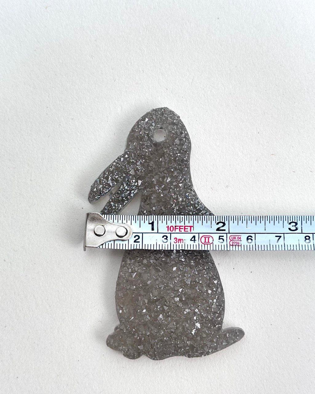 Crystal Bunny Mold – Druzy Resin Figurine Silicone Resin Molds Ideas Decor Shop