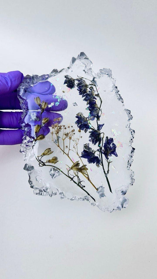 Crystal Edge Geode Resin Tray Mold – Irregular Silicone Mold Resin Molds Ideas Decor Shop Default Title