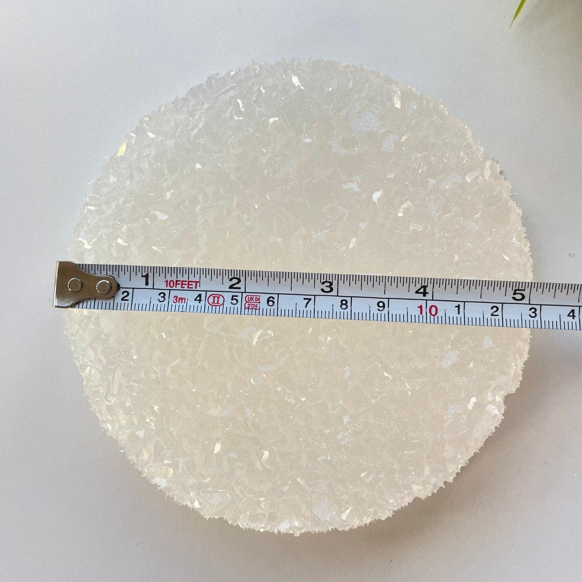 Large Round Insert Crystal Edge Silicone Mold for Wedding Tray and Candle Holder Resin Molds Ideas Decor Shop