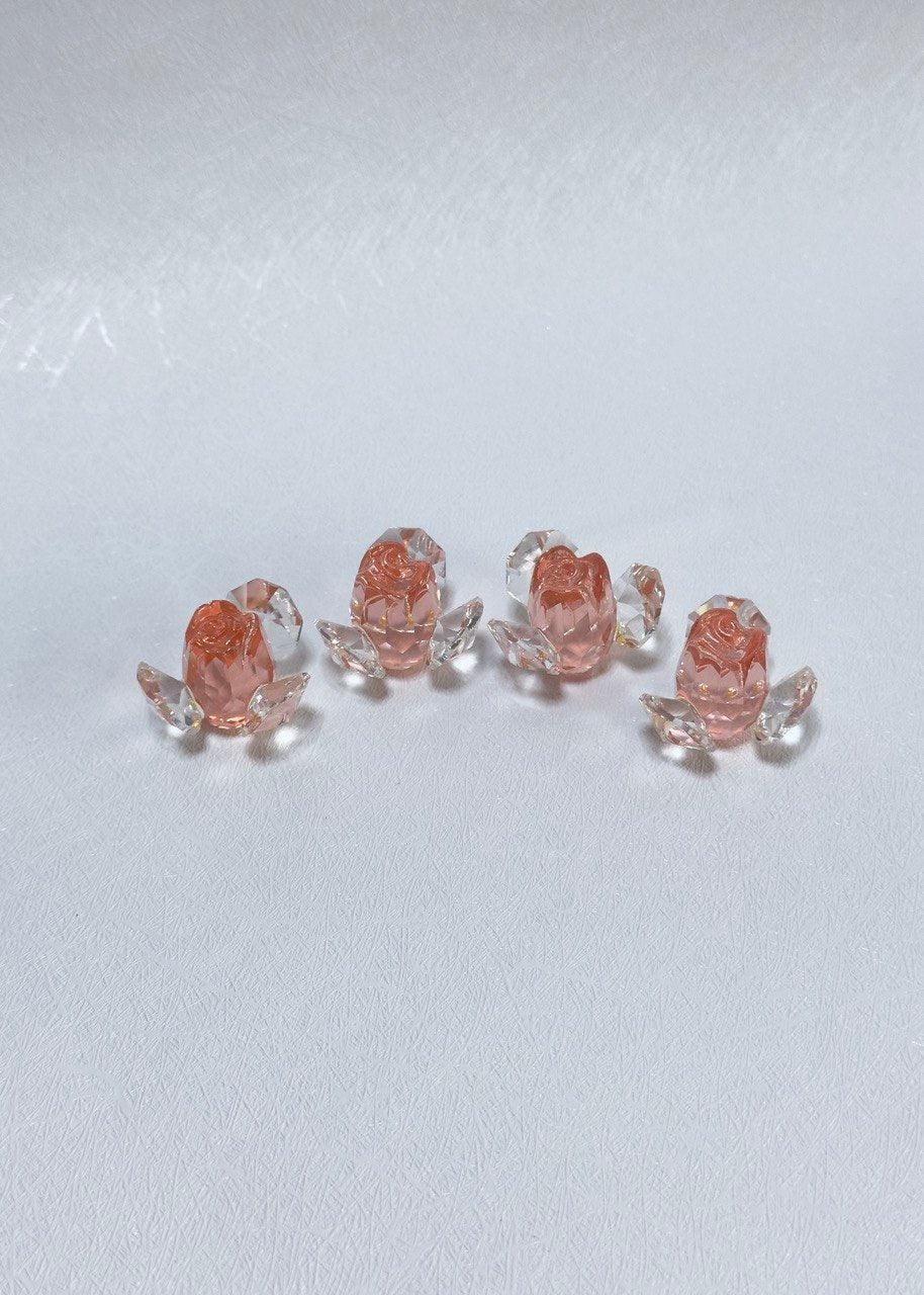 Crystal Rose Silicone Resin Molds - 4 Piece Set for Crafting Resin Molds Ideas Decor Shop