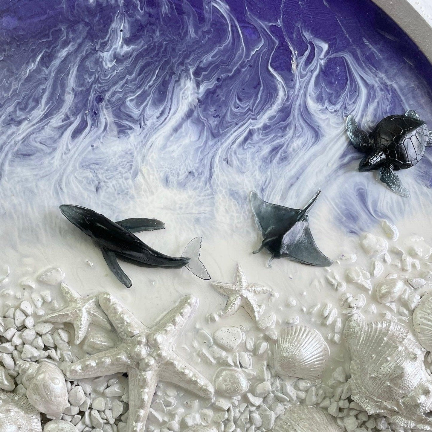 Marine Figure Silicone Molds for Epoxy Resin - Whale, Stingray, Turtle Resin Molds Ideas Decor Shop