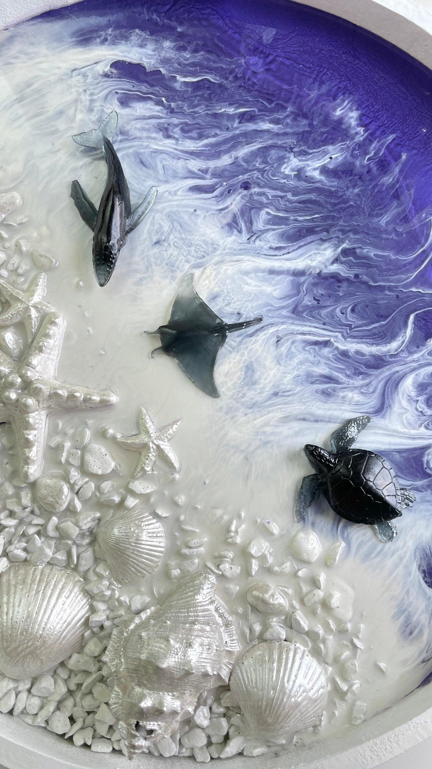 Marine Figure Silicone Molds for Epoxy Resin - Whale, Stingray, Turtle Resin Molds Ideas Decor Shop