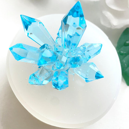 Stunning Crystal Cluster Silicone Mold for Perfect Resin Art Creations Resin Molds Ideas Decor Shop Default Title