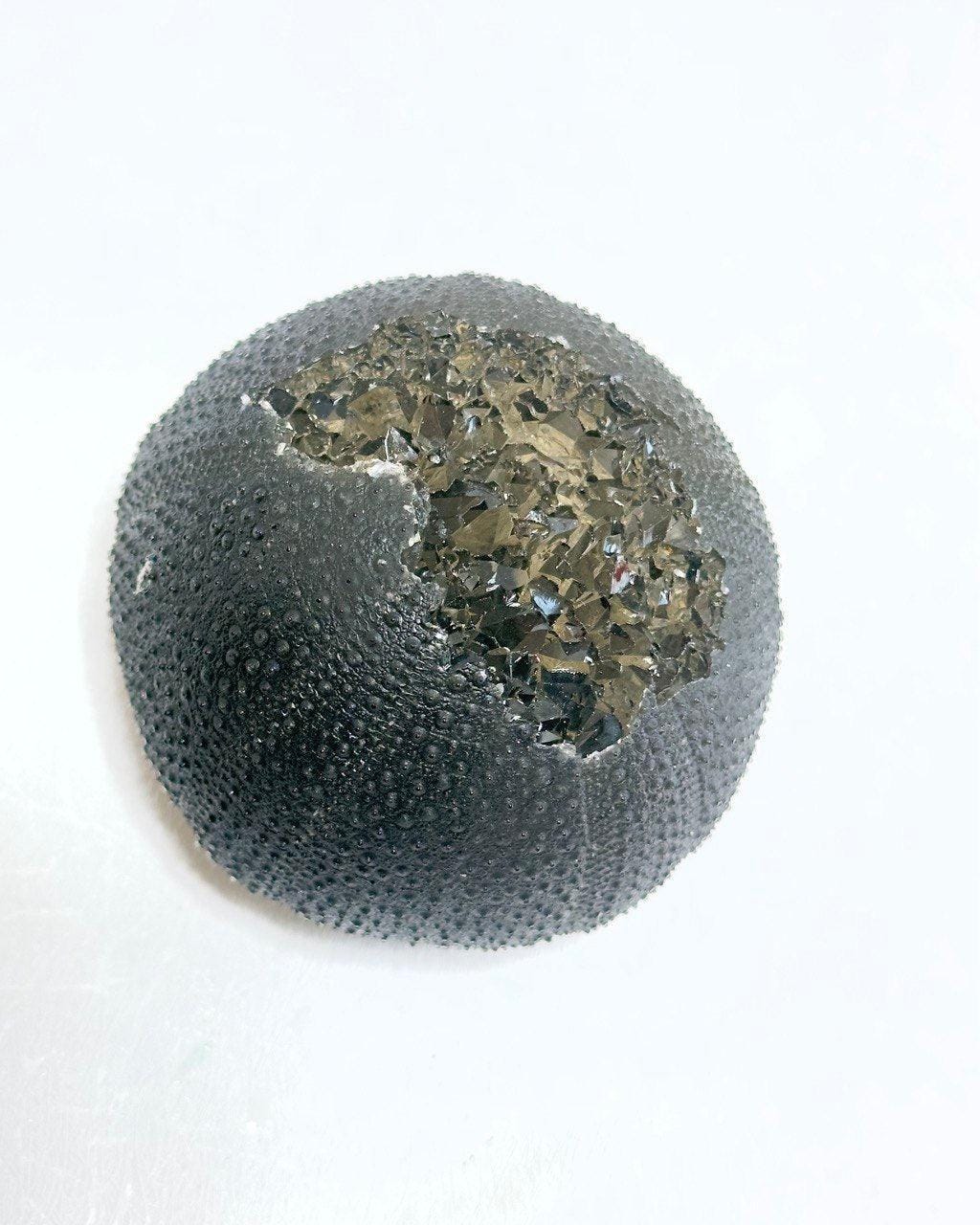 Geode Crystal Sea Urchin Candle Silicone Mold for Wax - Resin Art Mold Resin Molds Ideas Decor Shop
