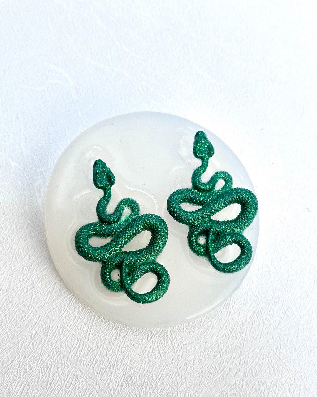 Small Snakes Silicone Mold Set of 2 for Resin Jewelry and Crafts Resin Molds Ideas Decor Shop Default Title