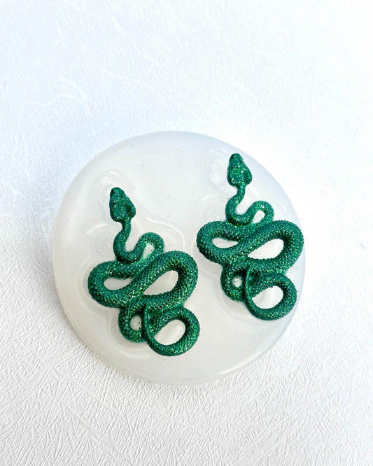 Small Snakes Silicone Mold Set of 2 for Resin Jewelry and Crafts Resin Molds Ideas Decor Shop Default Title