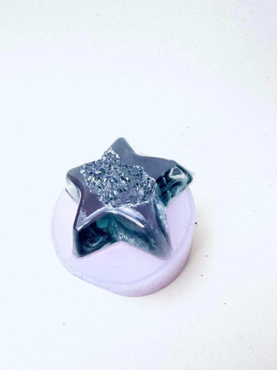 Crystal Geode Star Druzy Silicone Resin Mold for Jewelry and Crafts Silicone Mold Ideas Decor Shop