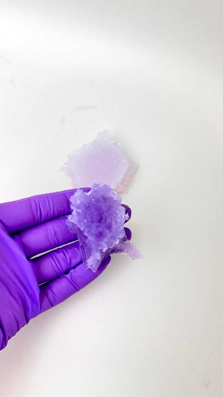 Sparkling Amethyst Druzy Insert Mold Set - 2 Silicone Crystal Molds Resin Molds Ideas Decor Shop
