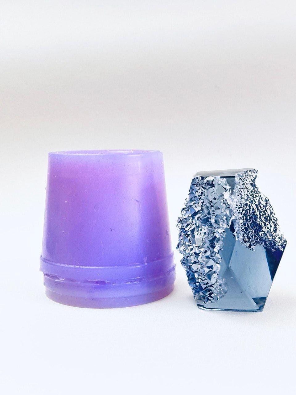 Geode Crystal Silicone Mold for Stunning Resin Art Creations Silicone Mold Ideas Decor Shop