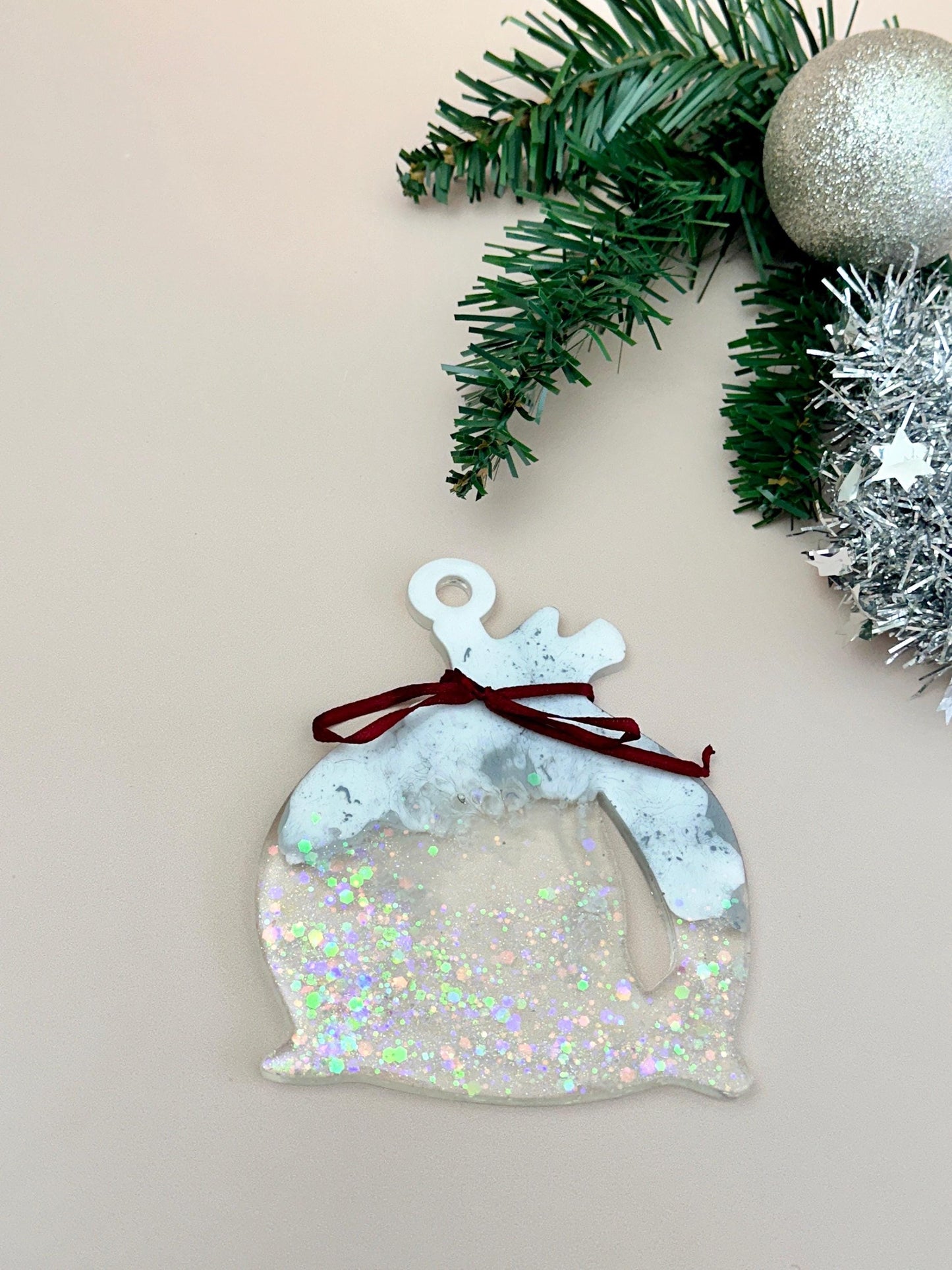 Large Gift Sack Christmas Tree Silicone Mold - DIY Resin Art Holiday Gifts Resin Molds Ideas Decor Shop