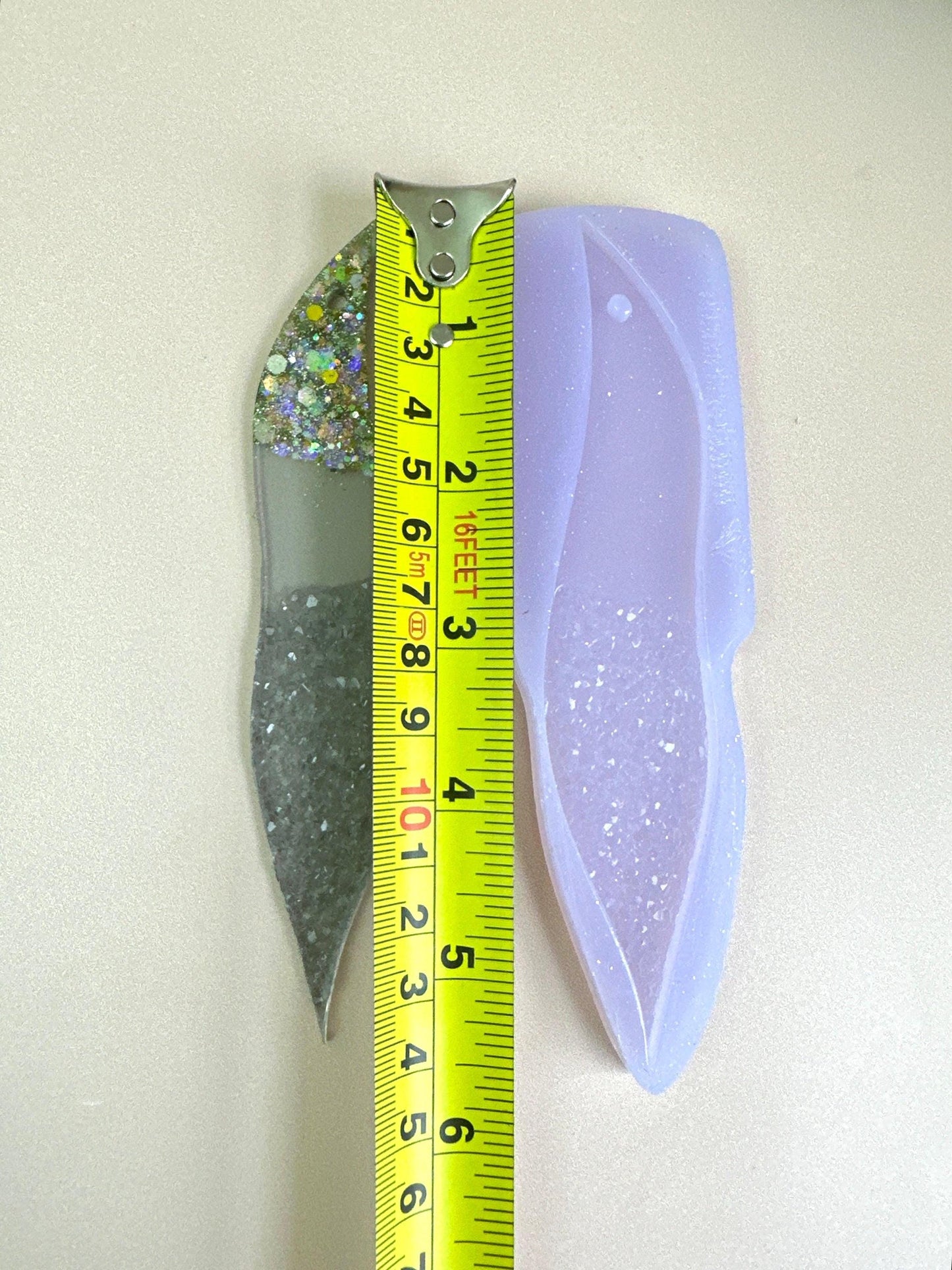 Resin Bookmark Silicone Mold Set with Crystal Sheet Design - Crafting Supplies Resin Molds Ideas Decor Shop