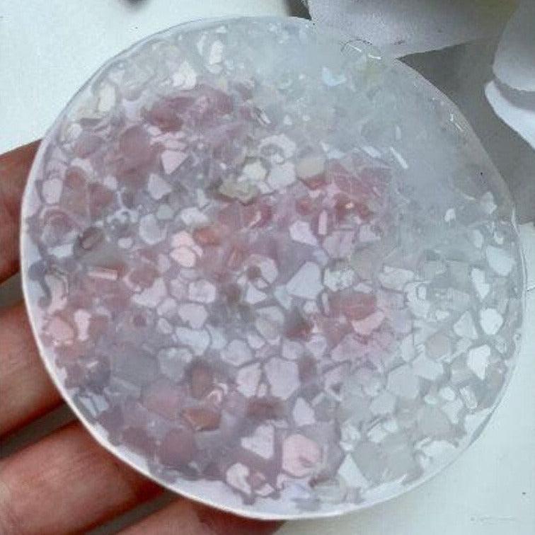 Small Round Amethyst Druzy Silicone Mold – Sparkling Crystal Crafting Resin Molds Ideas Decor Shop