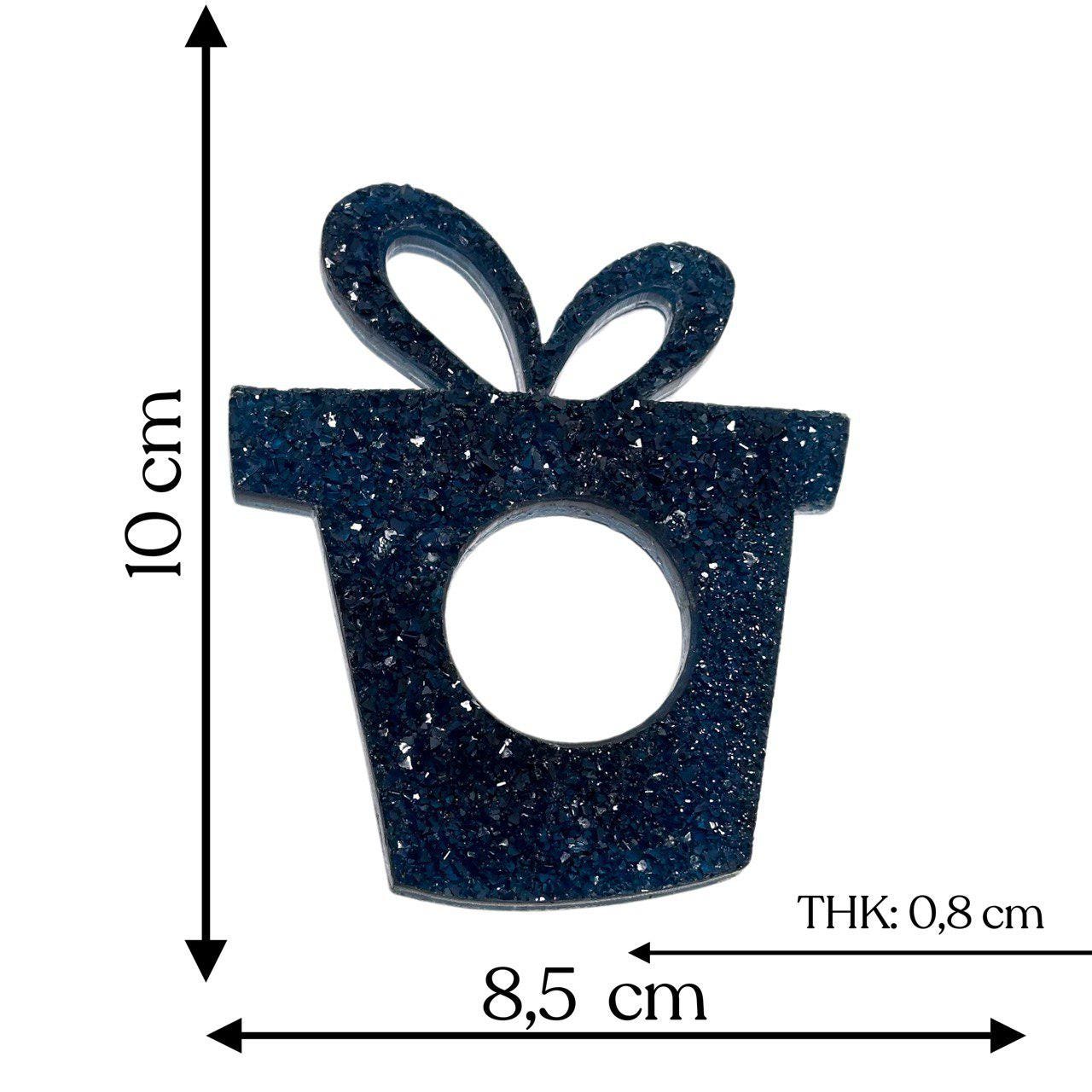Sparkling Crystal Druzy Christmas Gift Toy Mold with Candy Holder Resin Molds Ideas Decor Shop
