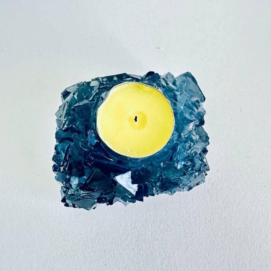 Square Handmade Crystal Tea Light Holder Mold for Resin Art Resin Molds Ideas Decor Shop