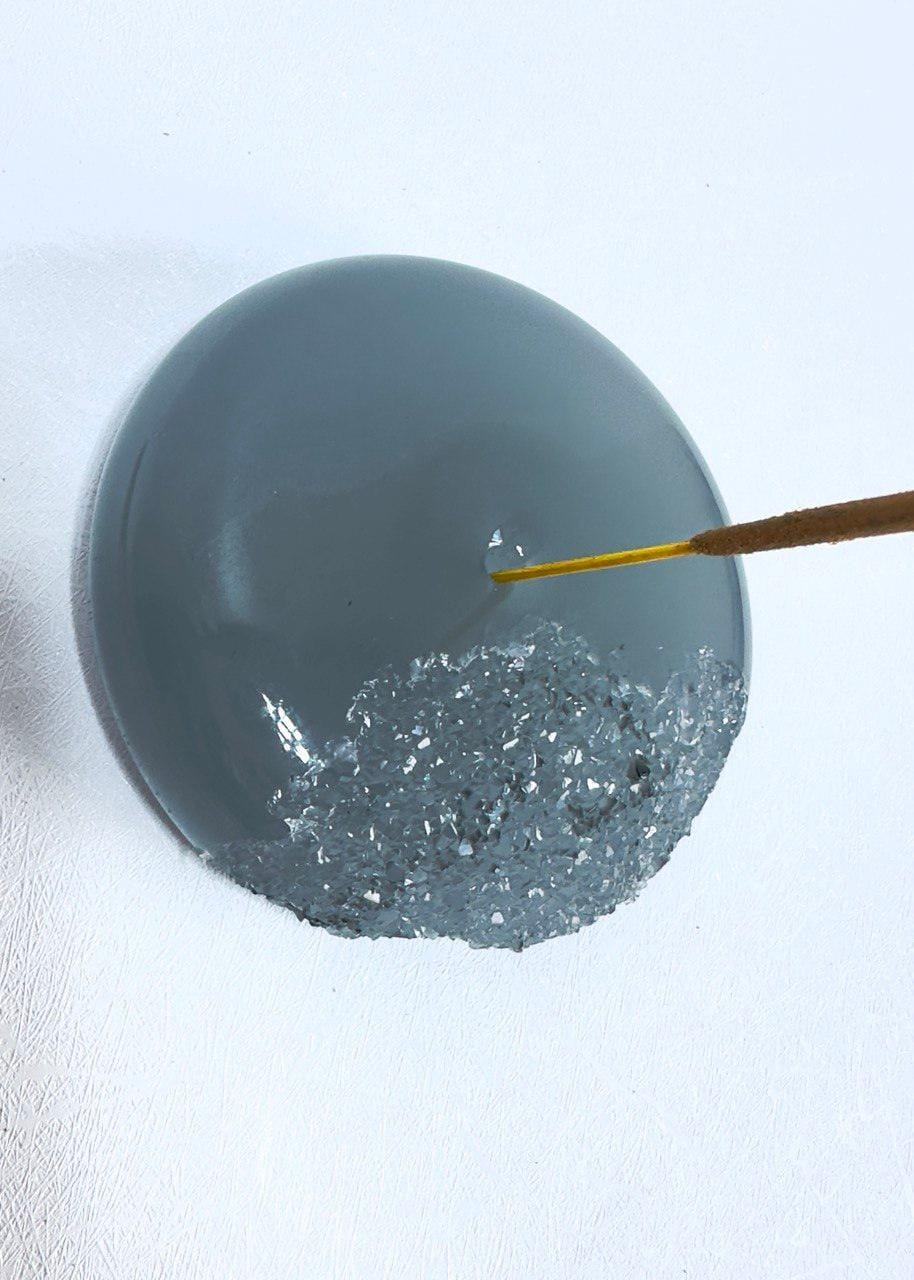 Stunning Druse Crystal Incense Stick Holder Mold Resin Molds Ideas Decor Shop
