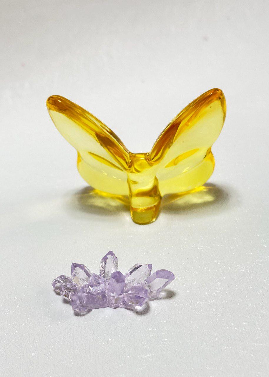 Silicone Butterfly Mold for Resin Crafts with Crystal Detail Resin Molds Ideas Decor Shop