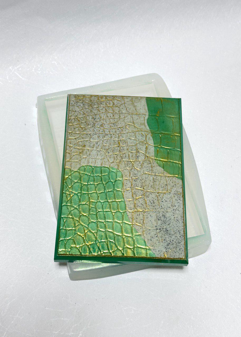 Snake Skin Silicone Mold for Rectangular Tray Resin Craft Resin Molds Ideas Decor Shop