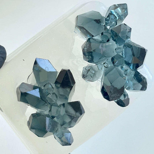 Set of 2 DIY Crystal Molds for Resin Art Projects Resin Molds Ideas Decor Shop Default Title
