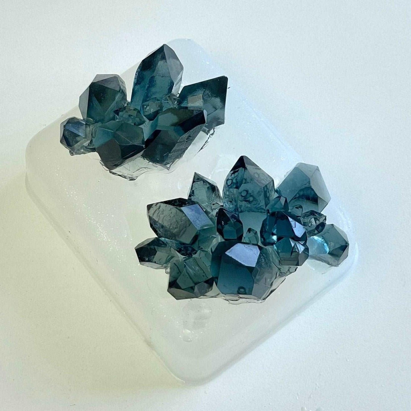 Set of 2 DIY Crystal Molds for Resin Art Projects Resin Molds Ideas Decor Shop