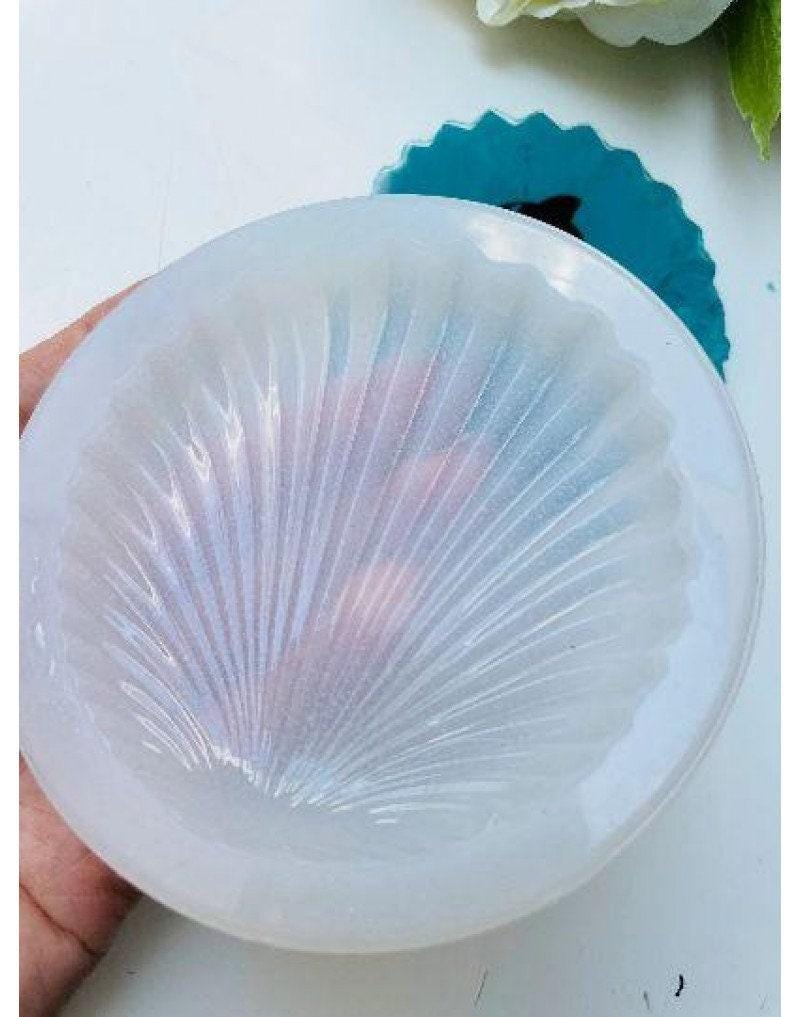Sea Shell Coaster Silicone Mold for Resin Art and Candle Holder Resin Molds Ideas Decor Shop
