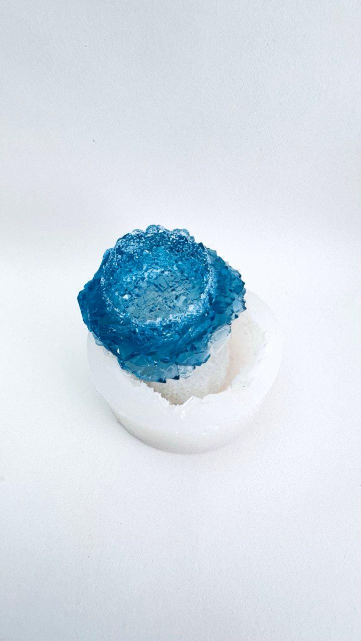 Crystal Resin Molds for Jewelry - Tea Light Stands - DIY Silicone Mold Resin Molds Ideas Decor Shop
