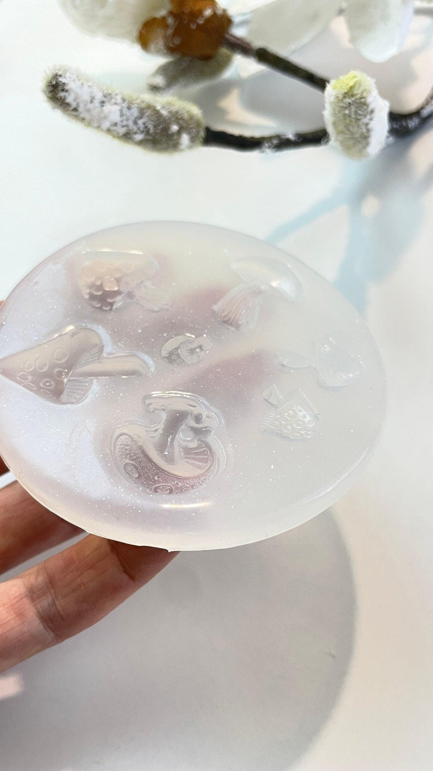 Mushroom Silicone Mold for Resin Jewelry - Craft Your Own Unique Designs Resin Molds Ideas Decor Shop