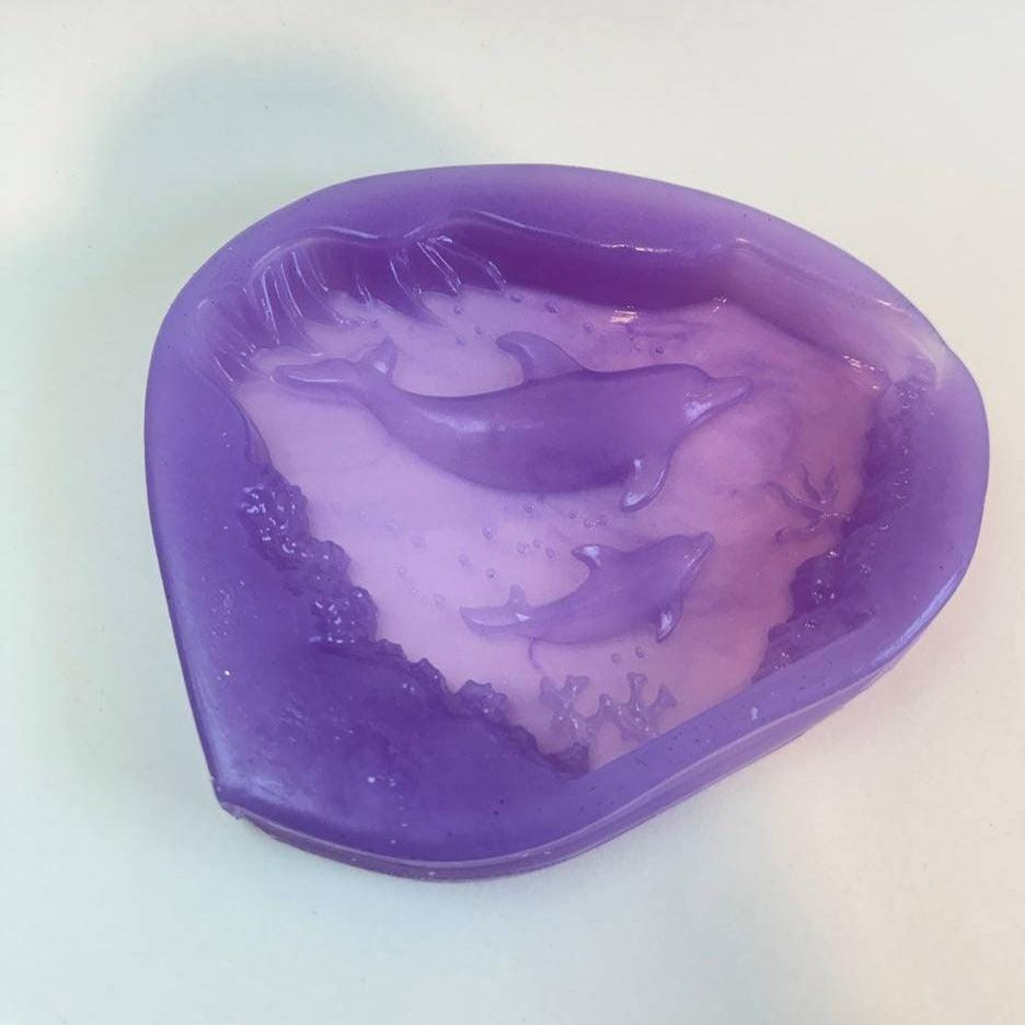 Dolphin Haven Silicone Molds – Craft Stunning Sea Tray with Dolphins Resin Molds Ideas Decor Shop