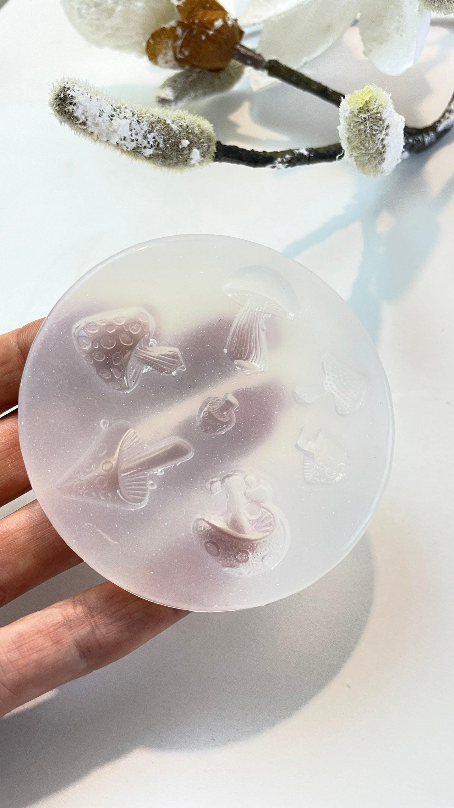 Mushroom Silicone Mold for Resin Jewelry - Craft Your Own Unique Designs Resin Molds Ideas Decor Shop