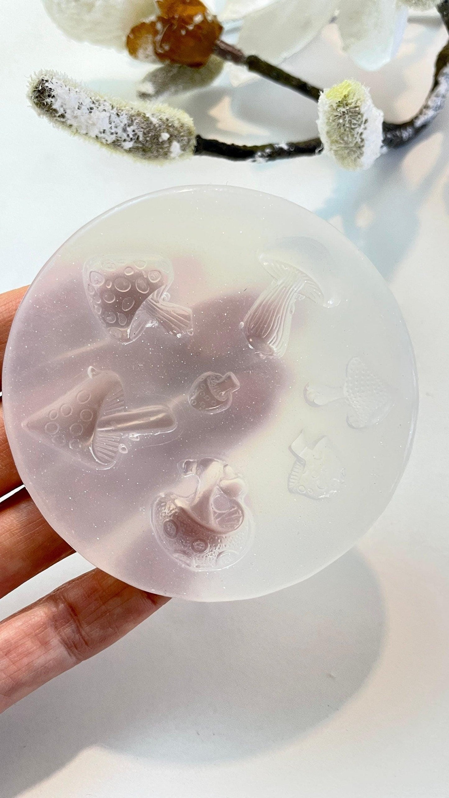 Mushroom Silicone Mold for Resin Jewelry - Craft Your Own Unique Designs Resin Molds Ideas Decor Shop