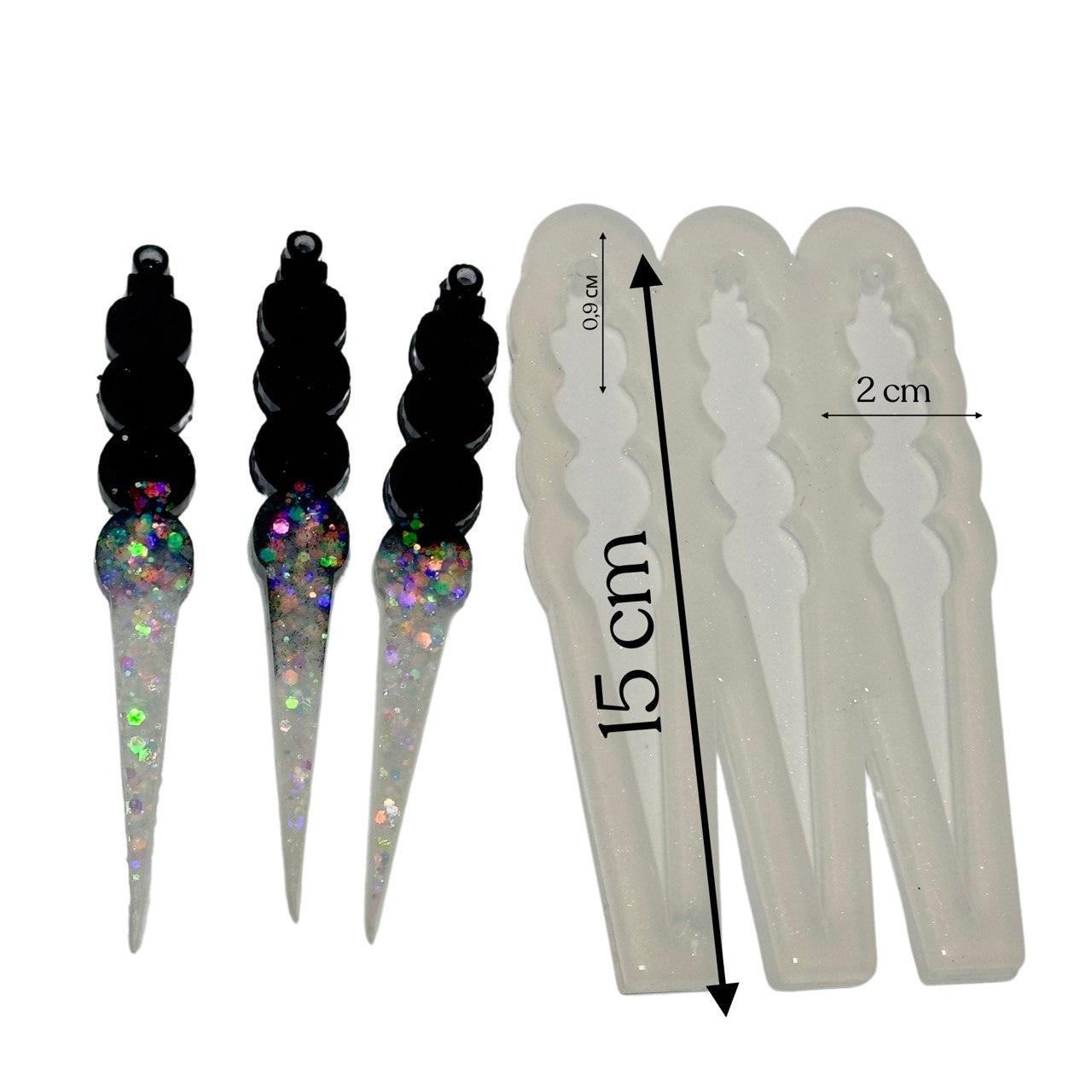 Tall Icicles Silicone Mold for Resin – DIY Winter Decor & Ornaments Silicone Mold Ideas Decor Shop