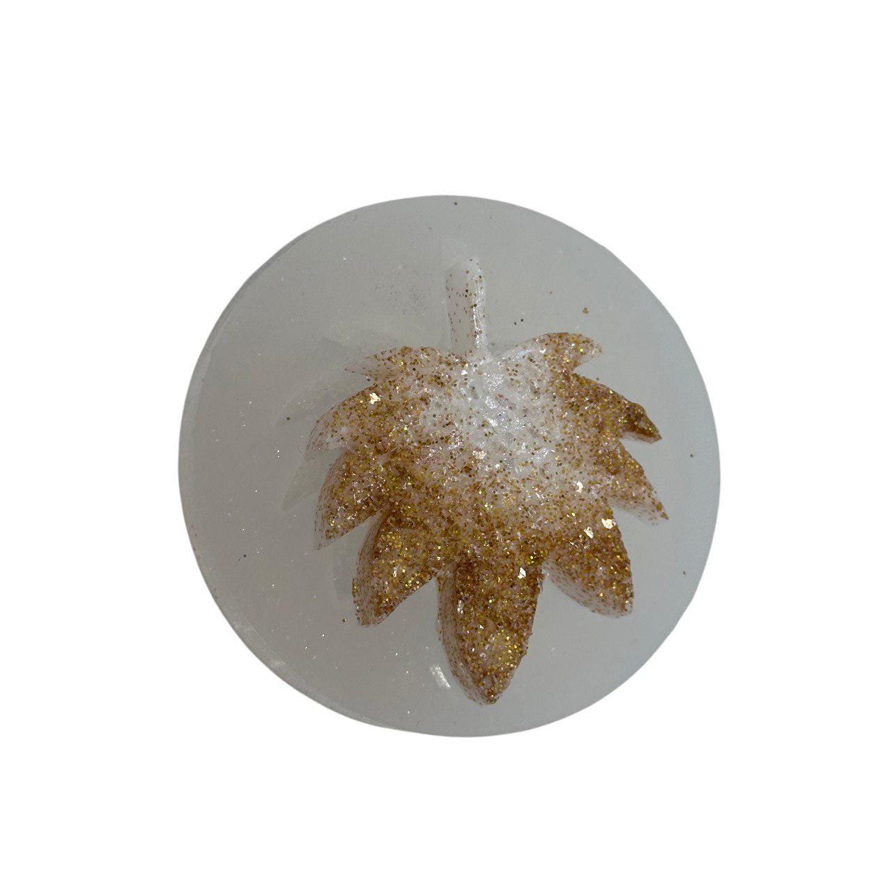 Crystal Druzy Style Leaf Silicone Mold - Resin Art Supply Resin Molds Ideas Decor Shop
