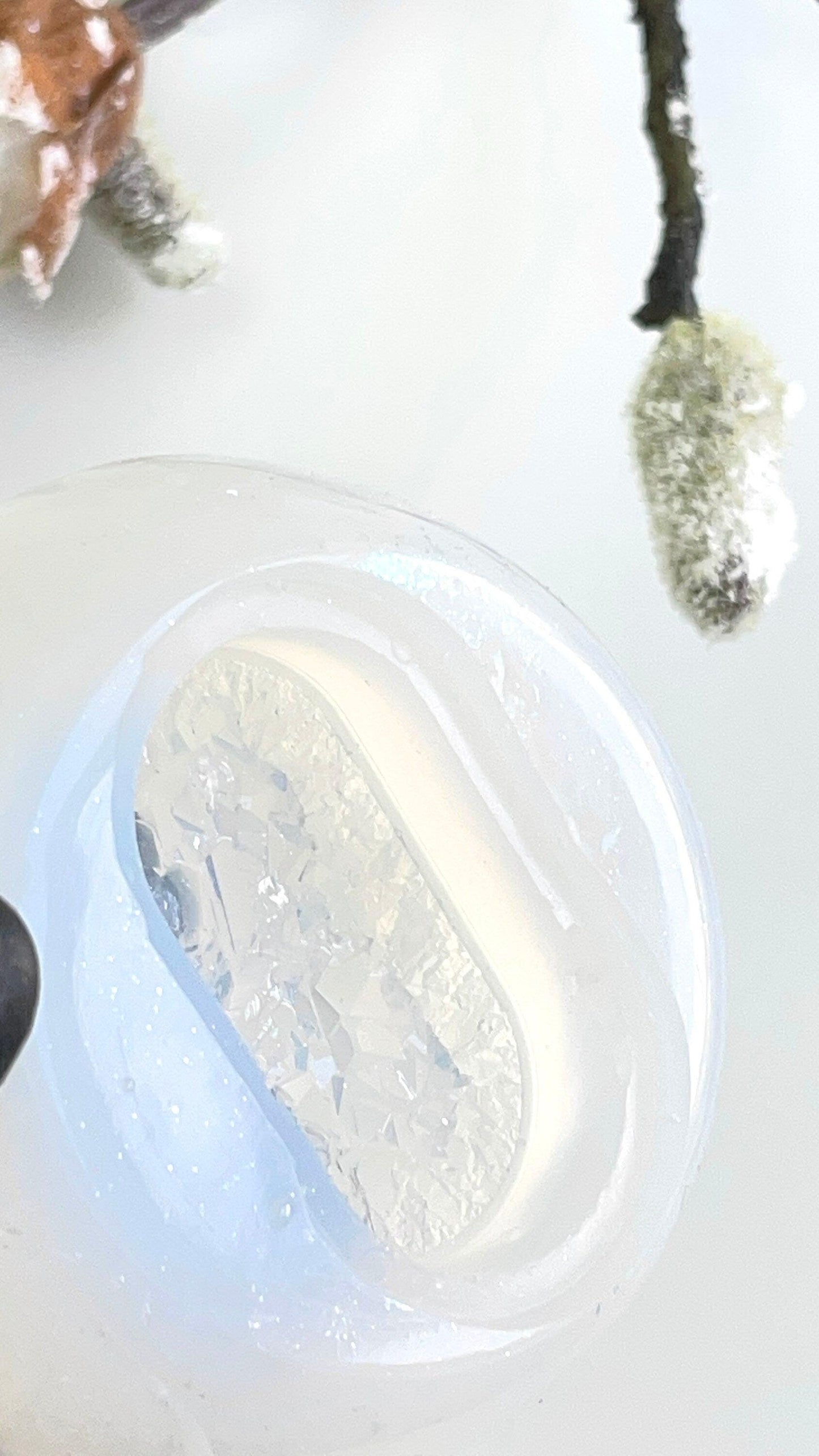 Druzy Oval Crystal Silicone Mold for Keyrings - Pendants, UV Resin Crafts Resin Molds Ideas Decor Shop