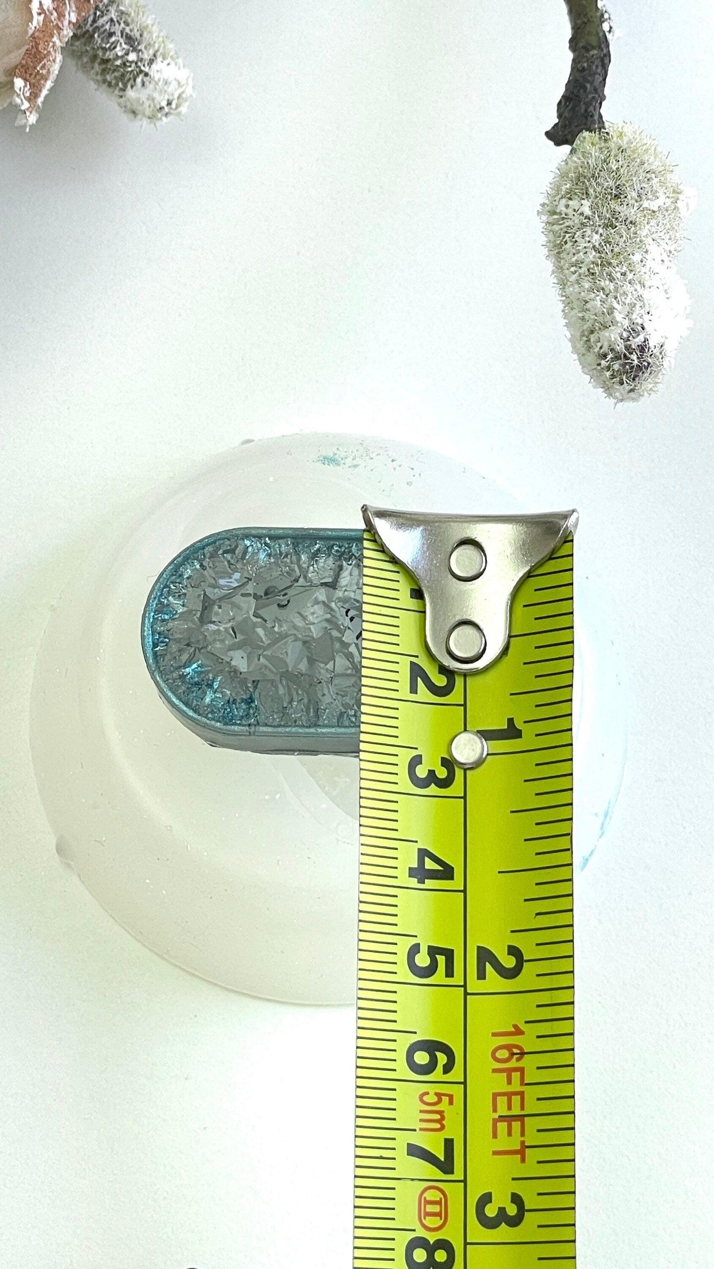Druzy Oval Crystal Silicone Mold for Keyrings - Pendants, UV Resin Crafts Resin Molds Ideas Decor Shop