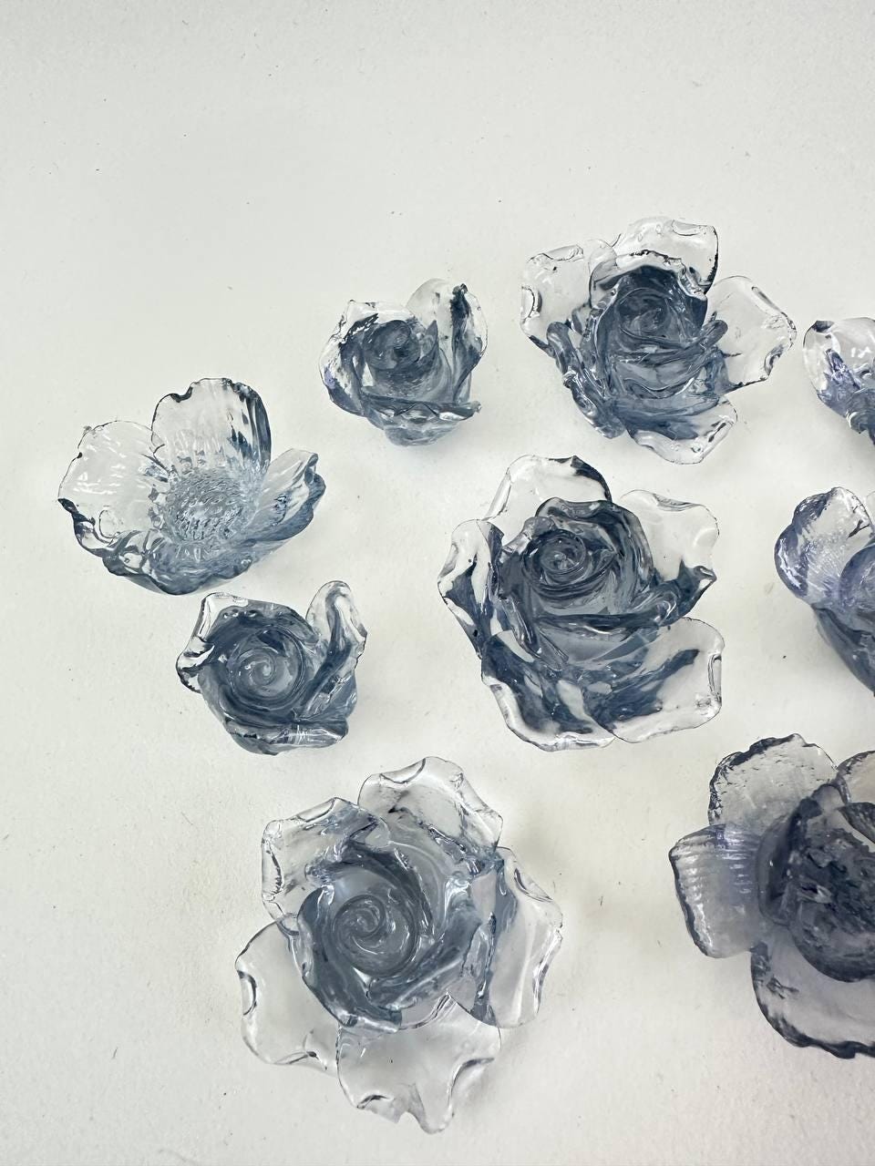 Large Floral Set 3D Silicone Resin Molds - 11 Small Flower Designs Resin Molds Ideas Decor Shop