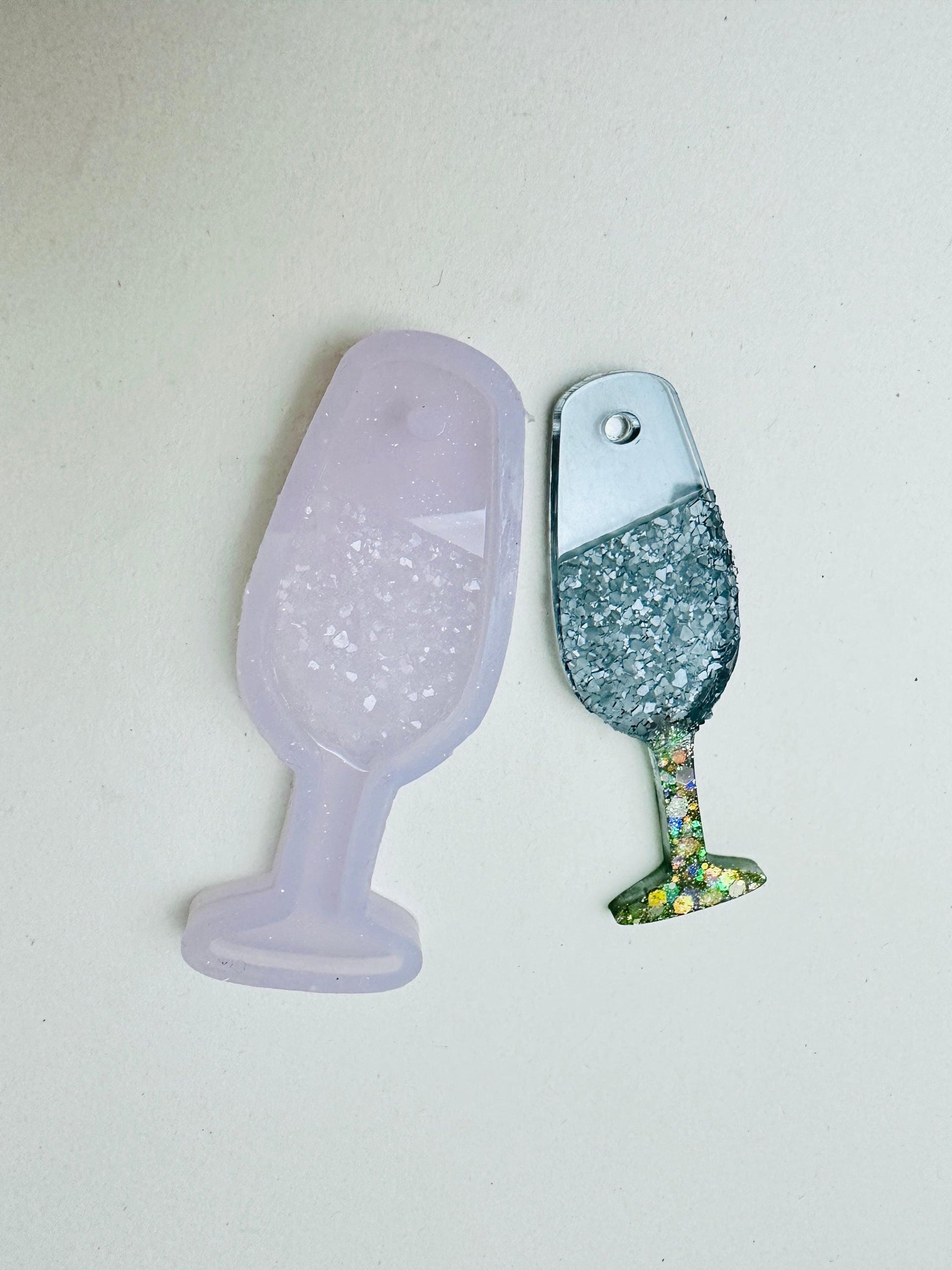 Crystal Glass Christmas Ornament Silicone Mold for DIY Holiday Crafts Resin Molds Ideas Decor Shop