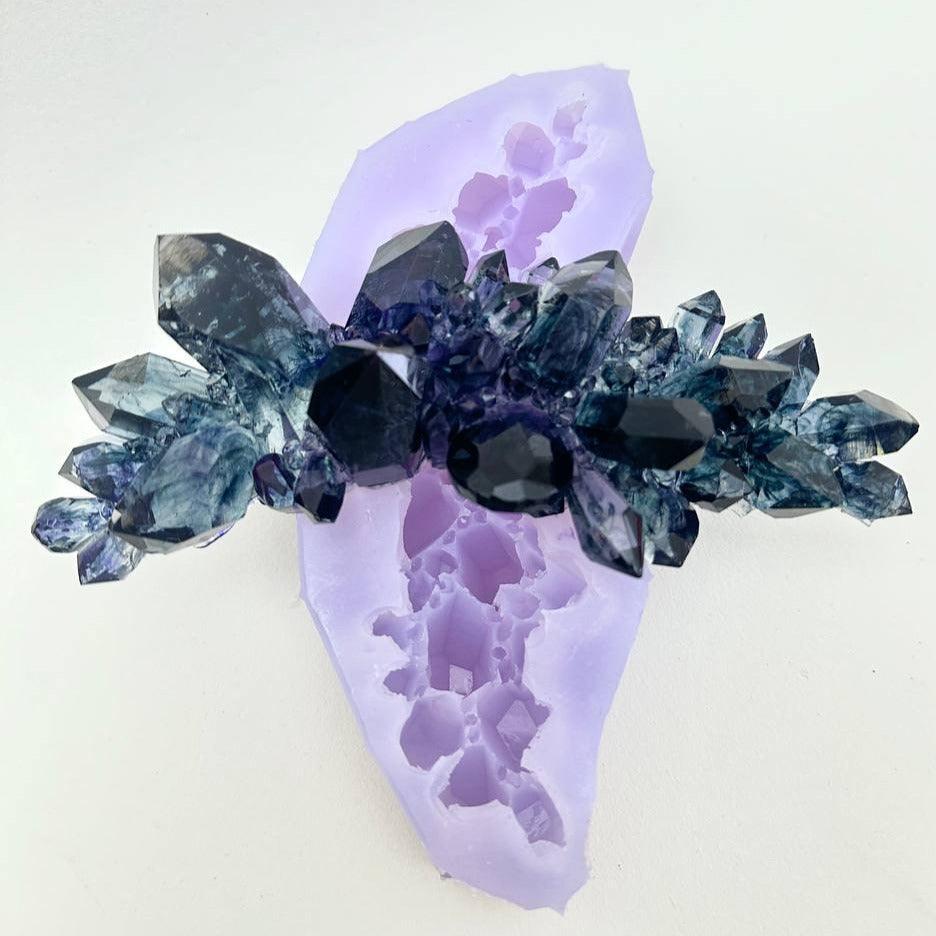 Extra Large Crystal Cluster Silicone Mold for Stunning Resin Art Creations Resin Molds Ideas Decor Shop