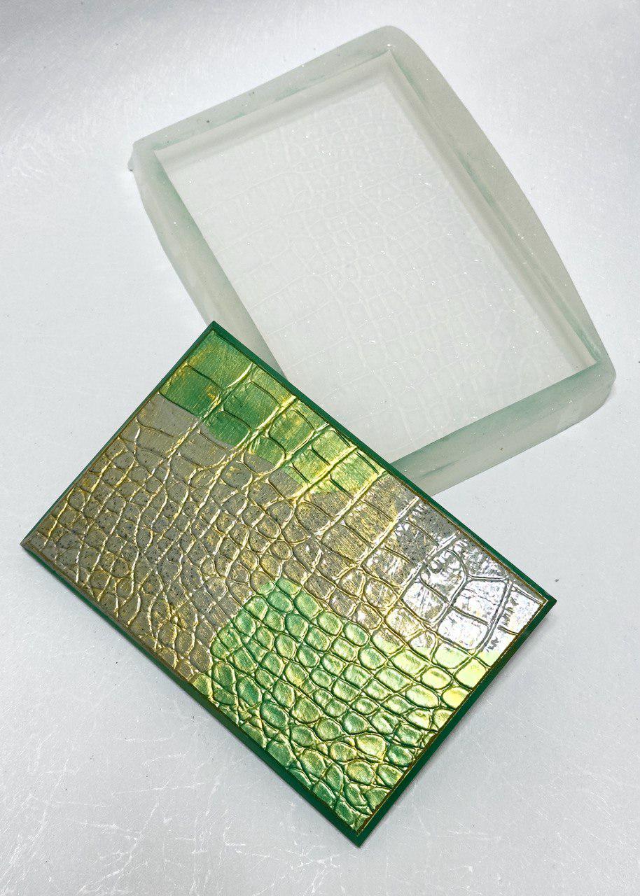 Snake Skin Silicone Mold for Rectangular Tray Resin Craft Resin Molds Ideas Decor Shop