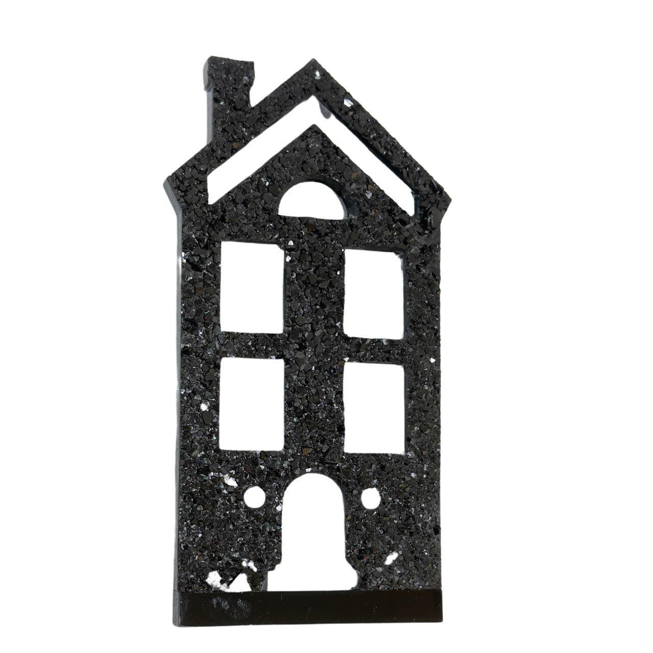 Unique Druzy House Insert for 15cm Tealight Candle Holder Resin Molds Ideas Decor Shop