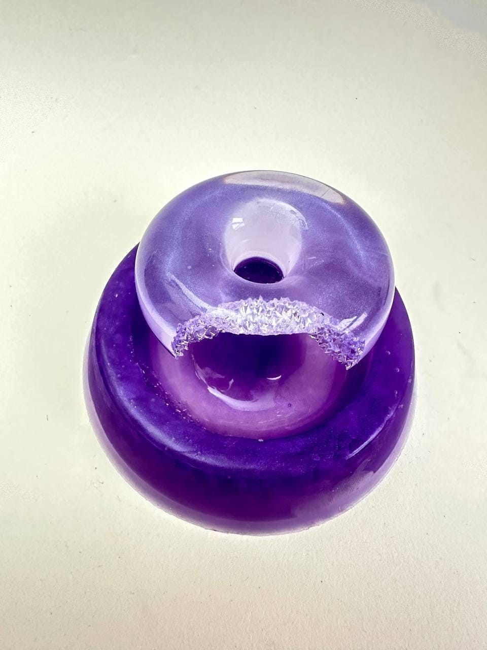 Crystal Donut Geode Silicone Resin Mold for DIY Crafts and Art Resin Molds Ideas Decor Shop