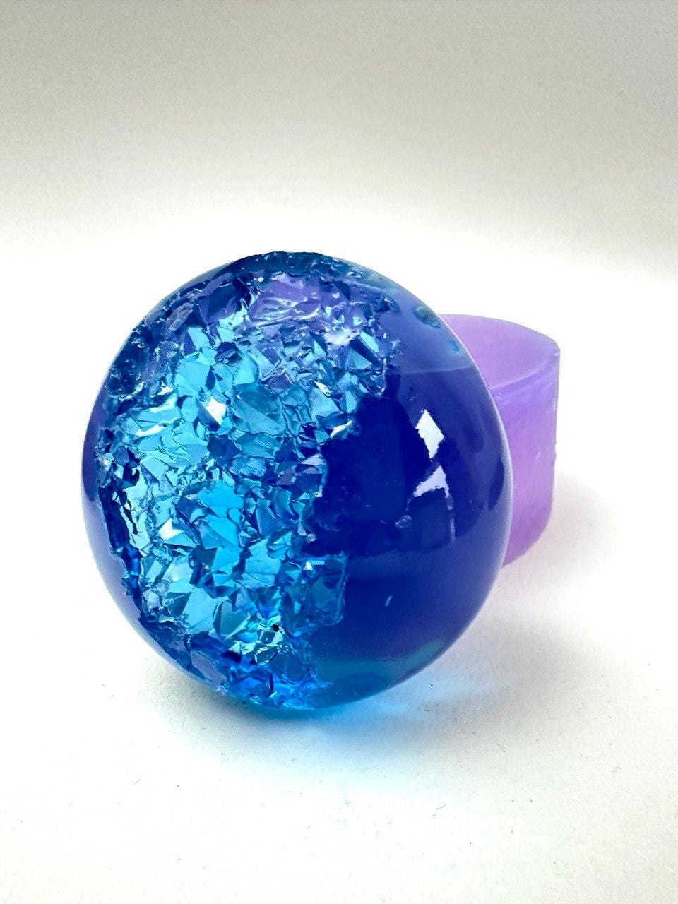 Large Cabochon Geode Crystal Silicone Mold for DIY Crafts Resin Molds Ideas Decor Shop