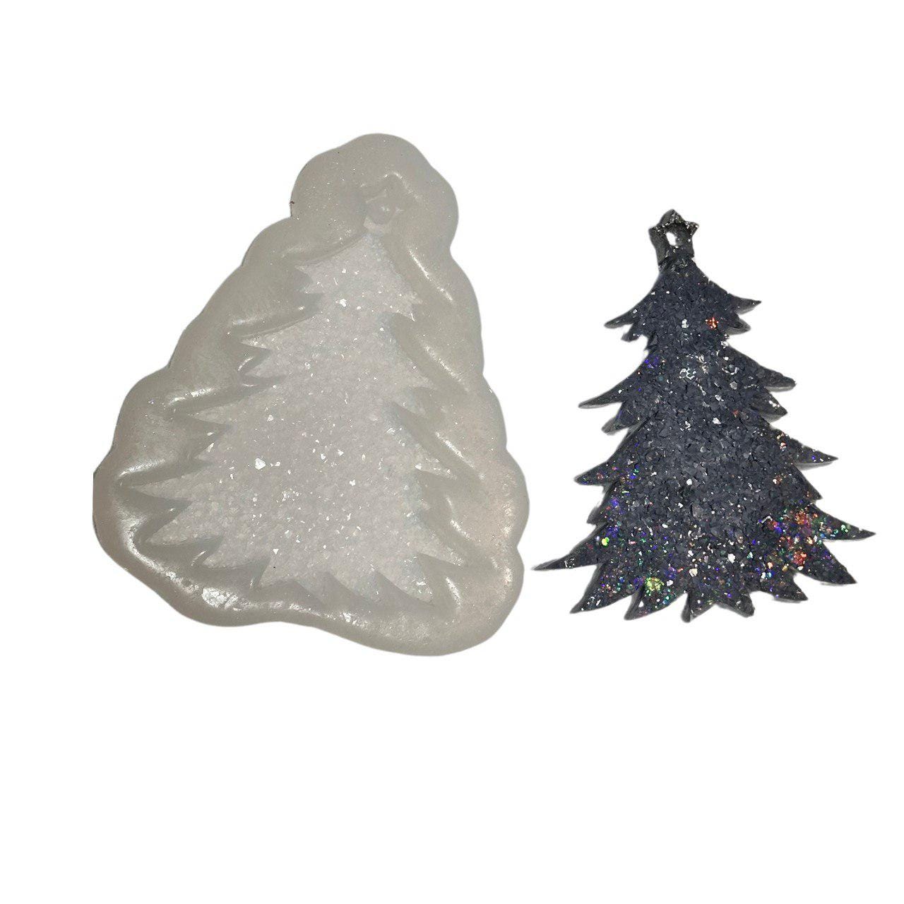 Crystal Christmas Tree Resin Mold – Druzy Silicone Mold for DIY Ornaments Resin Molds Ideas Decor Shop