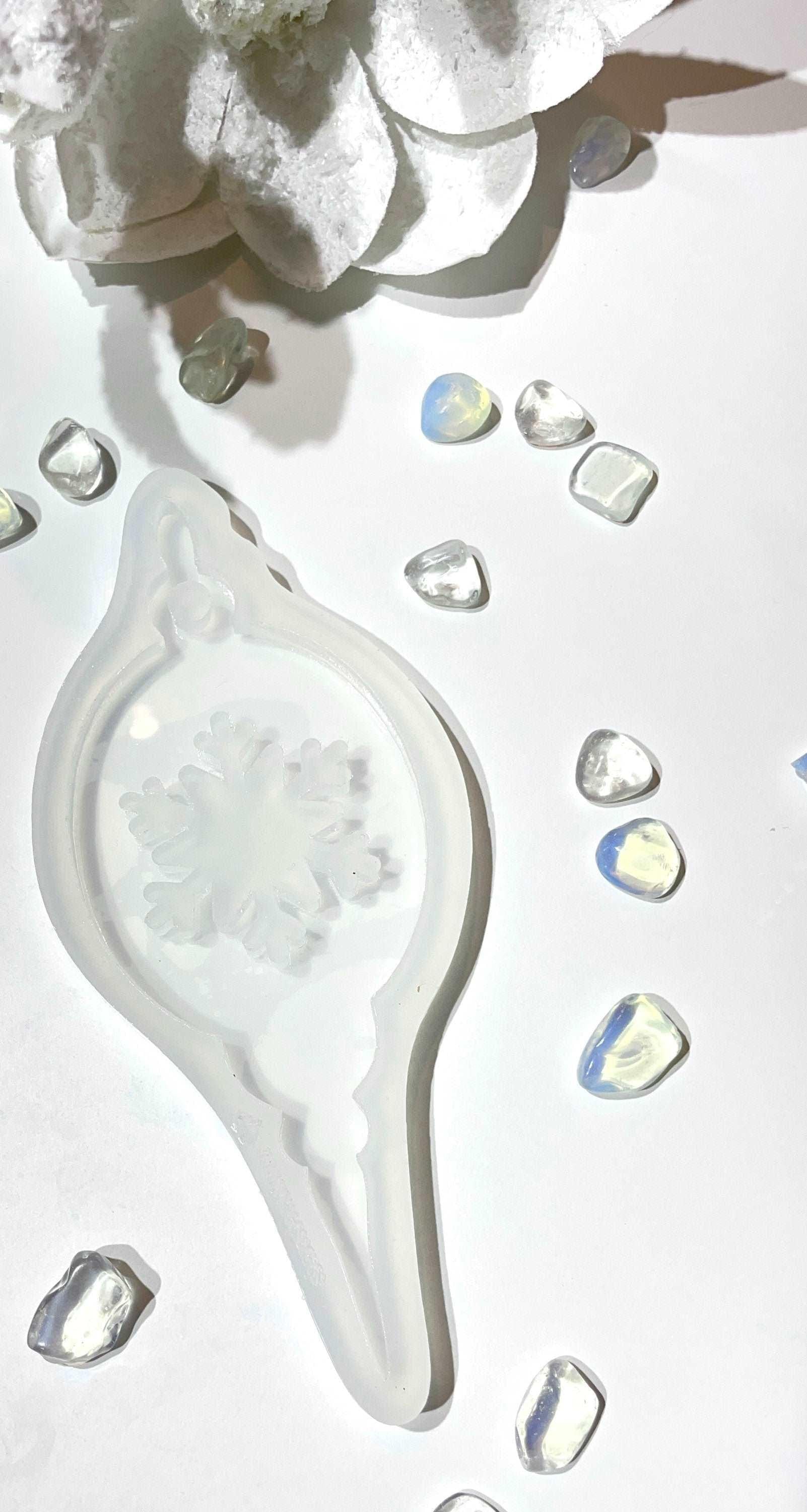 Large Snowflake Silicone Mold for Festive Candle Making and Christmas Decor Resin Molds Ideas Decor Shop