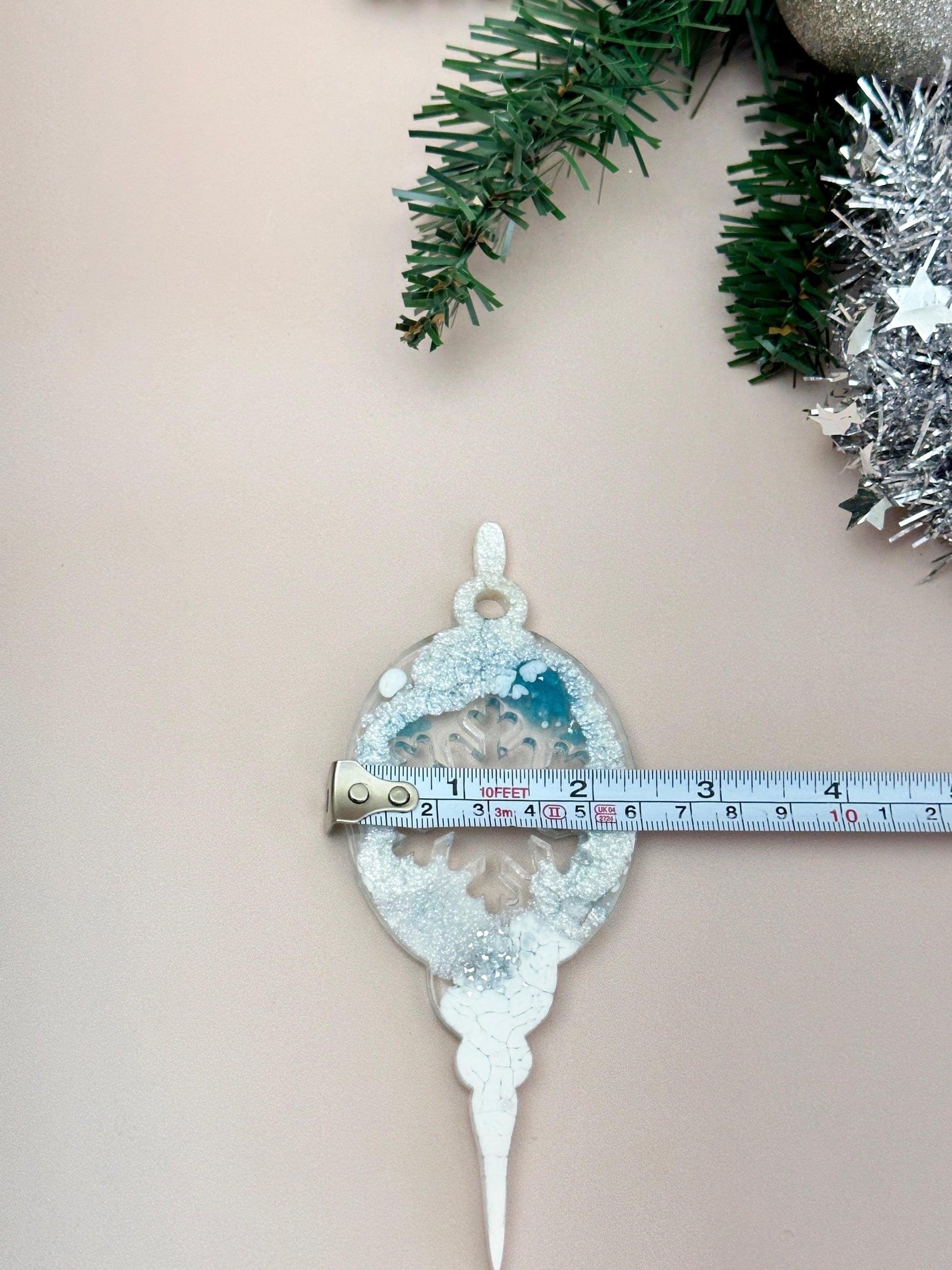 Large Snowflake Silicone Mold for Festive Candle Making and Christmas Decor Resin Molds Ideas Decor Shop