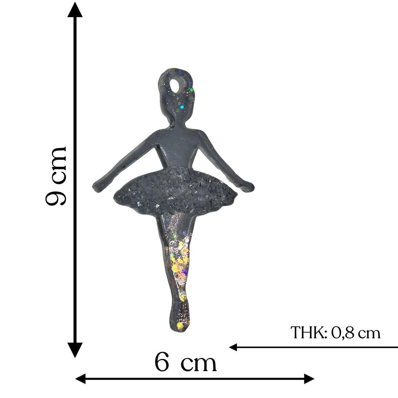 Crystal Ballerina Ornaments Silicone Mold - DIY Craft Supplies Resin Molds Ideas Decor Shop