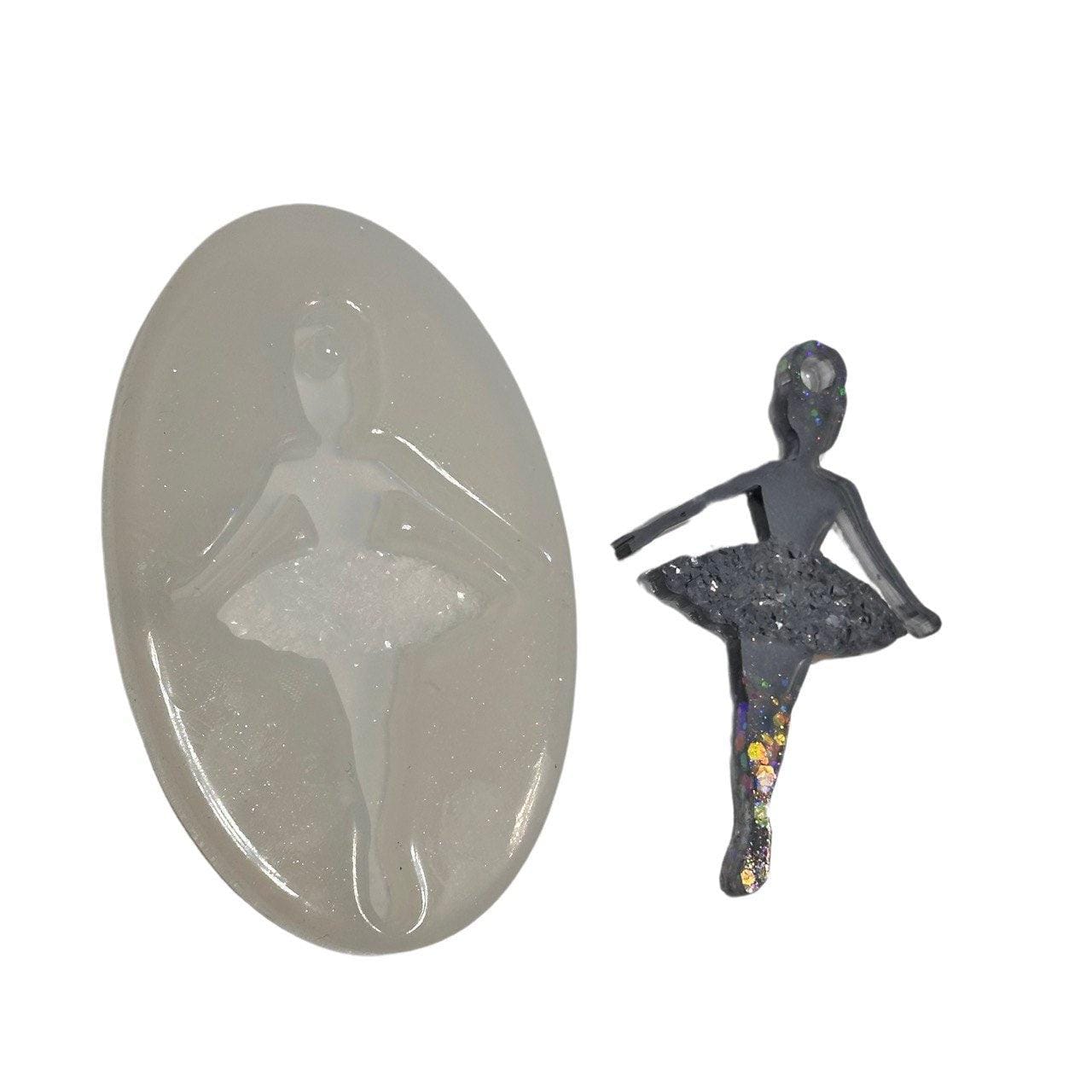 Crystal Ballerina Ornaments Silicone Mold - DIY Craft Supplies Resin Molds Ideas Decor Shop