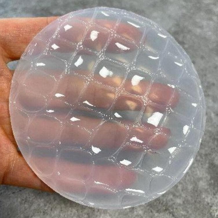 Crocodile Skin Insert Silicone Mold | Resin Tray snd Coaster for DIY Crafts Silicone Mold Ideas Decor Shop Default Title